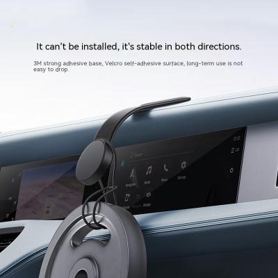 Wireless Charger Phone Holder for Car: Magnetic, Bendable, Dash Mount, 15W Compatible with Phones.