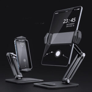 Folding, Height Adjustable 2-in-1 Lazy Phone Holder