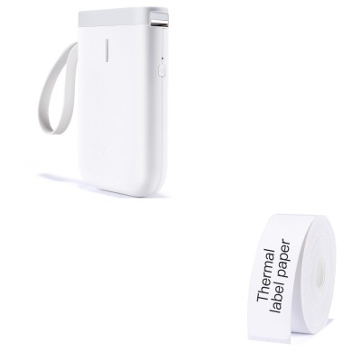 D11 Label Printer Bluetooth Household Non Drying Label Machine Fast Printing Home Use Office