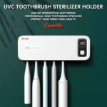 Caredite 2023 Toothbrush Sterilizer Holder With New Multi Colors, Fast Drying Professional Home Toothbrush Sterilizer Protect Your Family Oral Health Bathroom Wall-mounted Adjustable