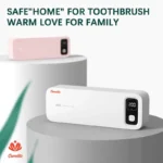 Caredite 2023 Toothbrush Sterilizer Holder With New Multi Colors, Fast Drying Professional Home Toothbrush Sterilizer Protect Your Family Oral Health Bathroom Wall-mounted Adjustable