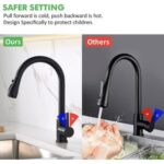 360 Kitchen Sink Mixer Taps Pull Out Spout Spray Single Lever Modern Mono Ta