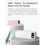 Caredite 2023 Toothbrush Sterilizer Holder With New Multi Colors, Fast Drying Professional Home Toothbrush Sterilizer Protect Your Family Oral Health Bathroom Wall-mounted Adjustable