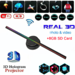 3d Holographic Projection Advertising Machine Floating Led Display Wifi Control