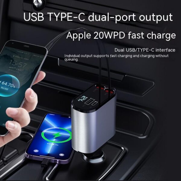 Metal Car Charger Adapter